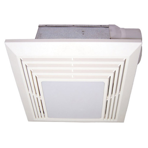 BF-1104LF Bath Exhaust Fan with Custom-Designed Motor and Light, 110 CFM