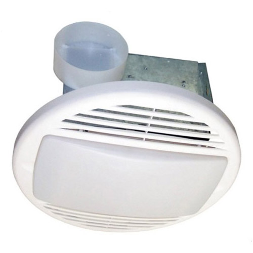 BF-704L Bath Exhaust Fan with Custom-Designed Motor and 100-Watt Lamp, 70 CFM
