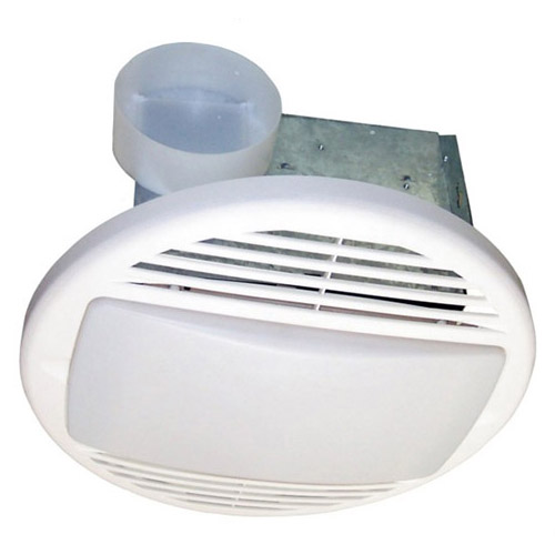 BF-704LF Bath Exhaust Fan with Custom-Designed Motor and 26-Watt Fluorescent Light, 70 CFM
