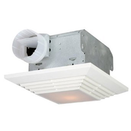 BF-904L Bath Exhaust Fan with Custom-Designed Motor and 100-Watt Lamp, 90 CFM