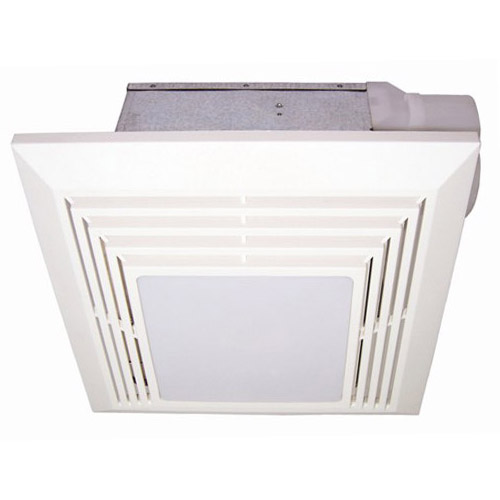 BF-904LF Bath Exhaust Fan with Custom-Designed Motor and Light, 90 CFM