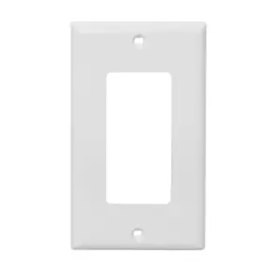 Wall Plate Standard Size Decorator Switch & Receptacle, Single Gang in White - P8531WH